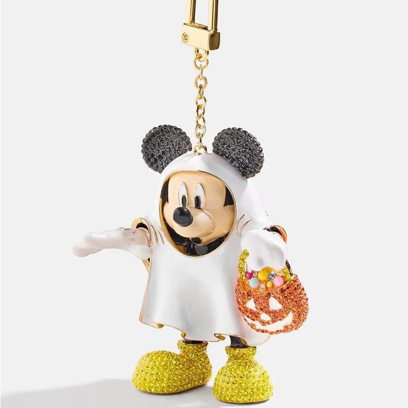 BAUBLEBAR Mickey Mouse Disney Ghost Glow-In-The-Dark Bag Charm - Picture 1 of 6